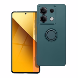 Silikoninen Suojakuori Renkaalla Xiaomi Redmi Note 13 5G:lle vihreä
