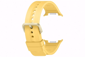 Keltainen Samsung SNL34SY Sport Band -kellonranneke (S/M) Galaxy Watch9- ja Galaxy Watch8 -malleille