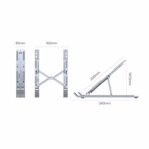 UNITEK OT155SL laptop stand Silver