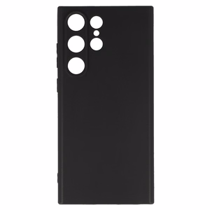 Back Case MATT Samsung Galaxy S23 Ultralle musta