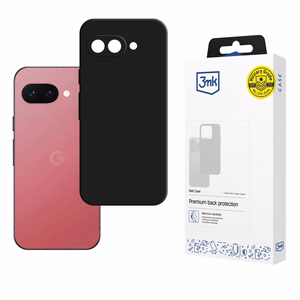 3mk Matt Case -kotelo Google Pixel 9A - musta