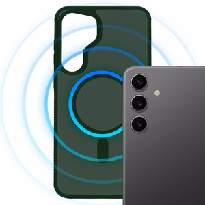 3mk Smoke MagCase -suojakuori iPhone 17 Pro Max -puhelimelle - vihreä