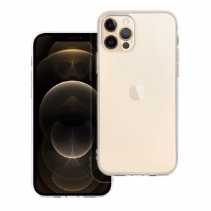 Läpinäkyvä Suojakuori iPhone 12 PRO:lle 2 mm (kameransuoja)