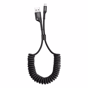Baseus joustava Lightning -kaapeli 1m 2A musta
