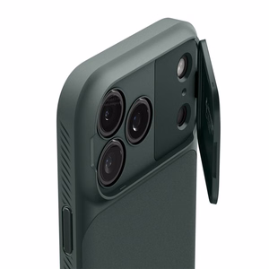 Spigen Optik Armor MagSafe Suojakuori iPhone 17 Pro Max:lle - vihreä