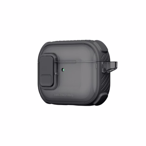 AmazingThing Titan Pro Mag Case Clear Suojakuori AirPods Pro 3 -kuulokkeille - musta