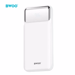 BWOO Ultra ohut 22,5 W 10000 mAh varavirtalähde, valkoinen