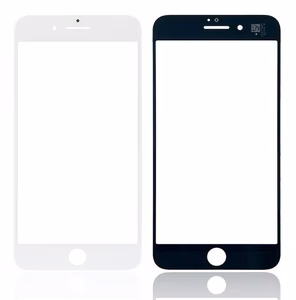 Apple iPhone 8 Plus LCD-näyttölasi kehyksellä ja OCA:lla valkoinen V2 ORG