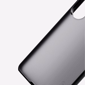 Nillkin Super Frosted Shield Pro suojakuori Samsung Galaxy S26 Ultra:lle puoliläpinäkyvä musta