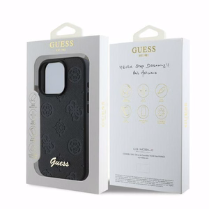 Guess 4G Classic kotelo iPhone 16 Pro - musta