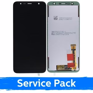 LCD-näyttö, yhteensopiva Samsung J610 J6+ / J415 J4+, musta (Service Pack)