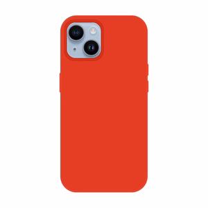 Tel Protect Silicone Premium iPhone 15 Plus:lle punainen