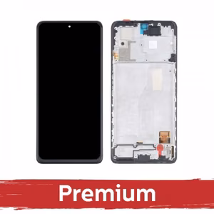 LCD-näyttö yhteensopiva Xiaomi Redmi Note 10 Pro musta kehyksellä / OEM