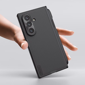 Nillkin Super Frosted Shield Fold Magnetic Case for Samsung Galaxy Z Fold 7, MagSafe Compatible, with S Pen Space - Black