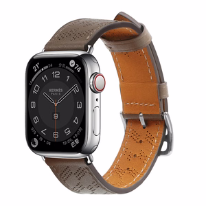 Nahkainen Hihna Apple Watch 38 / 40 / 41 mm ranneke - tummanruskea