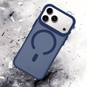 3mk Smoke MagCase - suojakuori iPhone 17 Pro:lle - sininen-läpikuultava