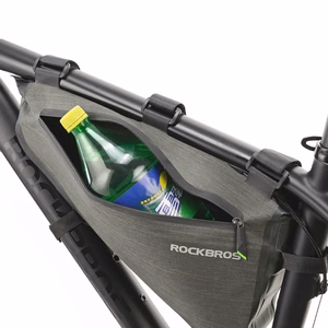 Rockbros AS-017 polkupyörän runkolaukku 5 l - tummanvihreä