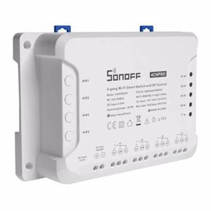 SONOFF älykäs 4-kanavainen kytkin Wi-Fi RF433MHz-ohjauksella