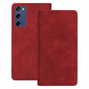 Smart Suede suojakuori puhelimelle Samsung Galaxy S20 FE / S20 Lite / S20 FE 5G punainen
