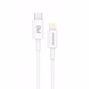 Dudao L6X USB-C - Lightning PD 20W 1m Kaapeli - valkoinen