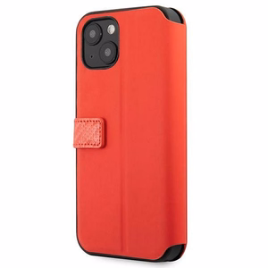 Ferrari FESAXFLBKP13SRE iPhone 13 mini 5.4" punainen/punainen kirja On Track Carbon Stripe
