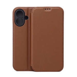 Smart Touch suojakuori iPhone 16 6,1"-mallille, ruskea