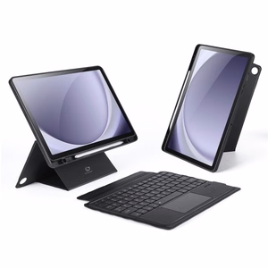 Dux Ducis "DK Series" Langaton näppäimistö Samsung X210 / X216 / X218 Tab A9 Plus 11 Musta