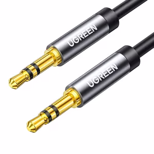 Ugreen AV119 10736 -äänikaapeli mini-jack 3,5 mm / mini-jack 3,5 mm, 3 m, musta