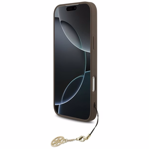 Guess 4G Charms Collection MagSafe Suojakuori iPhone 17 Pro Maxille - ruskea