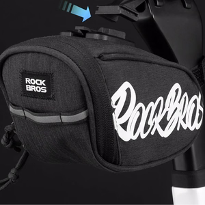 Rockbros G007 Flash Journey satulalaukku, 0.8L – väri: musta