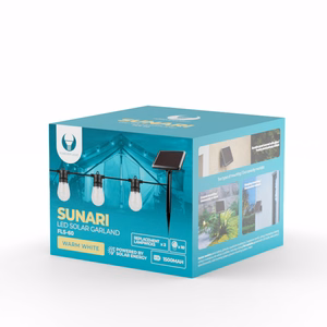 Forever Light LED aurinkokenno valoketju SUNARI FLS-60 7,5m 10 polttimoa IP44