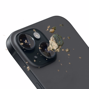 Kameralinssien karkaistu lasi 3mk Lens Pro Apple iPhone 15 musta