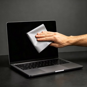 Tech-Protect Polishing Cloth Microfiber Screen Cloth for Laptop 13-14" - Gray