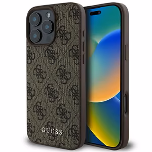 Guess 4G Classic Suojakuori iPhone 16 Pro Max:lle - Ruskea