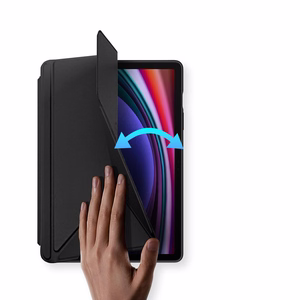 Dux Ducis Magi Suojakuori kynätelineellä Samsung Galaxy Tab S10 FE/S9/S9 FE:lle - musta