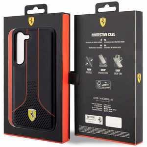 Ferrari FEHCS23SPCSK S23 S911 musta/musta kovakuori Perforated 296 P
