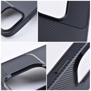 Suojakuori iPhone 15 PRO:lle Carbon Premium musta