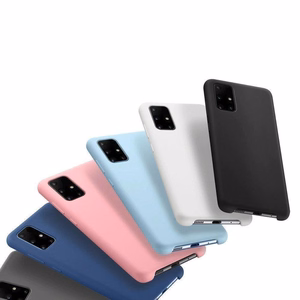 Silikonikotelo Pehmeä joustava kumisuojus Samsung Galaxy A72 4G musta
