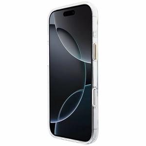 Guess IML Script Metal MagSafe Case for iPhone Air - Clear