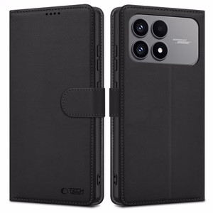 Tech-Protect Wallet Lompakkosuojakuori Xiaomi Poco F8 -puhelimelle - musta
