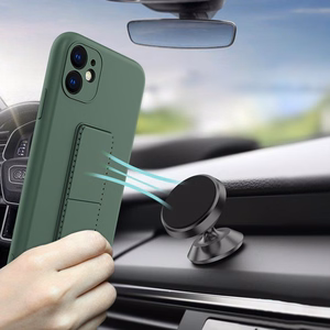 Wozinsky Kickstand Case Silicone Case with Stand Xiaomi Redmi 10X 4G / Xiaomi Redmi Note 9 Light Blue