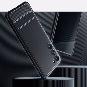 Spigen Rugged Armor Suojakuori Samsung Galaxy S23:lle matta musta