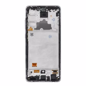 REWA OLED LCD-näyttö kehyksellä SAMSUNG A72 4G -puhelimelle, musta