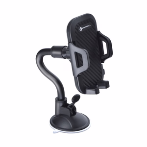 Auton puhelimen pidike Forcell F-Grip Carbon Bracket varsi 17cm tuulilasin kiinnitykseen musta