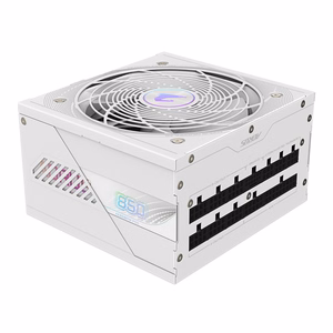 GIGABYTE AORUS ELITE P850W ICE virtalähde - PCIe 5.0, 80 PLUS Platinum, täysin modulaarinen rakenne, 120mm tuuletin, ATX 3.0 yhteensopiva, EU-pistoke