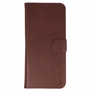 WONDER COMMON Universal Book Case (SIZE L) for Iphone 6 Plus/7 Plus/8 Plus/Xs Max/11 Pro Max/Samsung S20 FE/S21 FE/S10 Plus/A10/A32/A54/Xiaomi 12 Lite/Huawei P30 Pro brown