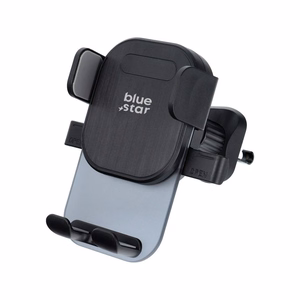Autopidike puhelimelle Blue Star Auto Lock X2 tuuletusaukkoon musta