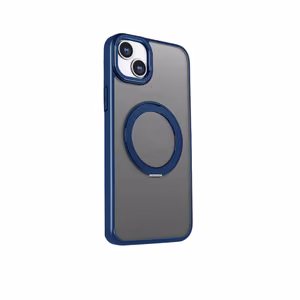 Magneettinen pyörivä suojakuori iPhone 11 tummansininen