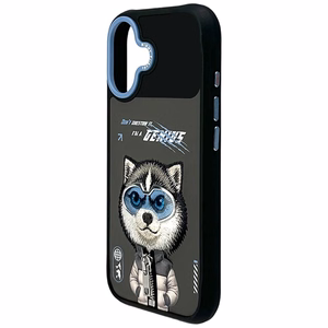 Nimmy Cool&Cute 2.0 Wolf Suojakuori iPhone 17:lle - Musta