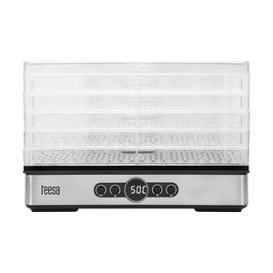 TEESA sieni-, vihannes- ja hedelmäkuivuri, 400 W, 5 ritilää, näyttö, ilmankierto